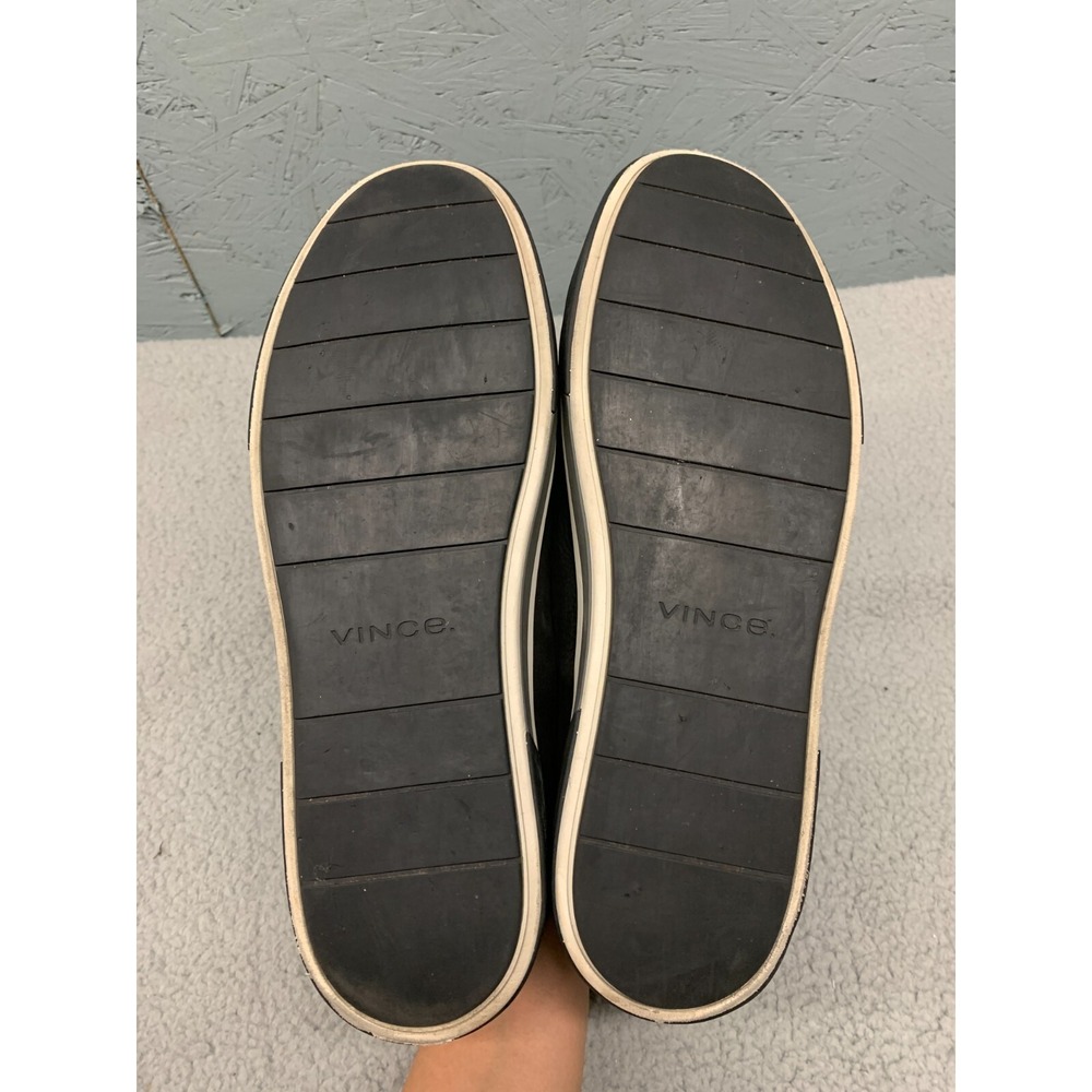 Vince Men's Black Suede Slip-On Sneakers Size 13M EUR 47.5 Casual‎ Low Top - Picture 14 of 15